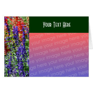 Flower Garden Floral Photo Card