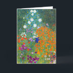 Flower Garden, Gustav Klimt Card<br><div class="desc">Flower Garden - by Austrian Symbolist painter Gustav Klimt. Gustav Klimt (1862 - 1918) was an Austrian Symbolist painter and one of the most prominent members of the Vienna Secession Movement. His major works include paintings, murals, sketches, and other art objects. Klimt's primary subject was the body, and his works...</div>