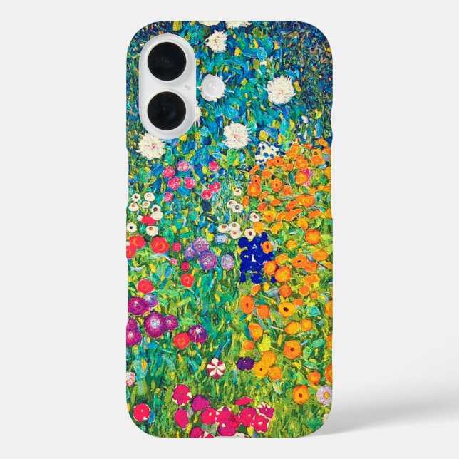 Flower Garden, Gustav Klimt Case-Mate iPhone Case (Back)