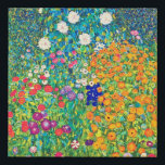 Flower Garden, Gustav Klimt Faux Canvas Print<br><div class="desc">Gustav Klimt (July 14, 1862 – February 6, 1918) was an Austrian symbolist painter and one of the most prominent members of the Vienna Secession movement. Klimt is noted for his paintings, murals, sketches, and other objets d'art. In addition to his figurative works, which include allegories and portraits, he painted...</div>