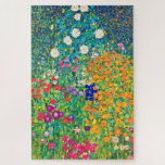 Flower Garden, Gustav Klimt Jigsaw Puzzle<br><div class="desc">Gustav Klimt (July 14, 1862 – February 6, 1918) was an Austrian symbolist painter and one of the most prominent members of the Vienna Secession movement. Klimt is noted for his paintings, murals, sketches, and other objets d'art. In addition to his figurative works, which include allegories and portraits, he painted...</div>