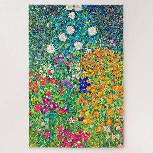 Flower Garden, Gustav Klimt Jigsaw Puzzle