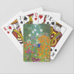 Flower Garden | Gustav Klimt Playing Cards<br><div class="desc">Flower Garden (1905-1907) by Austrian artist Gustav Klimt. Original fine art painting is oil on canvas featuring a bright abstract landscape of colourful flowers. 

Use the design tools to add custom text or personalize the image.</div>