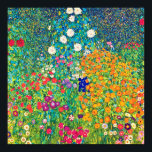 Flower Garden, Gustav Klimt Poster<br><div class="desc">Gustav Klimt (July 14, 1862 – February 6, 1918) was an Austrian symbolist painter and one of the most prominent members of the Vienna Secession movement. Klimt is noted for his paintings, murals, sketches, and other objets d'art. In addition to his figurative works, which include allegories and portraits, he painted...</div>