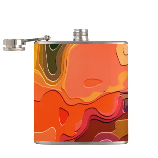 FLOWER GARDEN HIP FLASK (Opened)