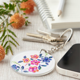 Flower Garden Keychain