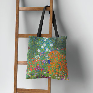 Flower Garden Landscape Gustav Klimt Tote Bag
