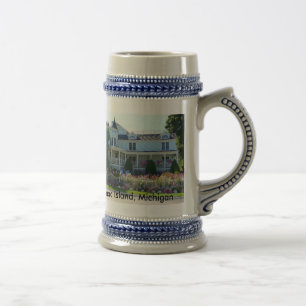 Flower Garden Mansion, Mackinac Island, Michigan Beer Stein