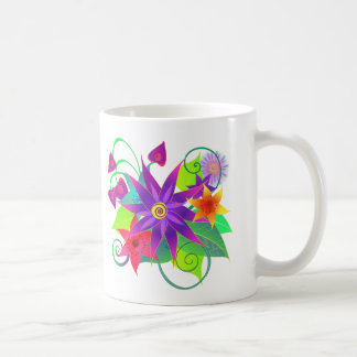 Flower garden mug