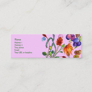 Flower Garden my Dream Mini Business Card