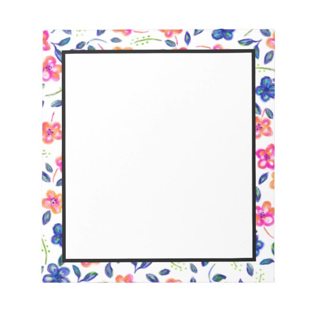 Flower Garden Notepad (Front)