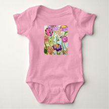 Flower Garden One- piece for Baby