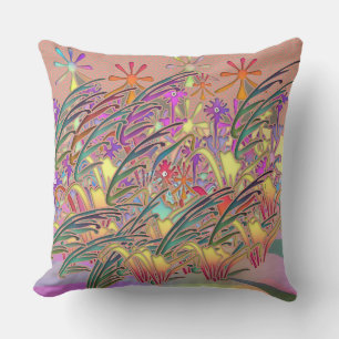 Flower Garden  Outdoor Pillow