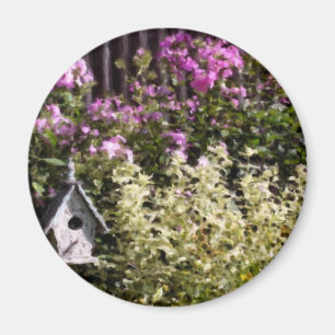 Flower Garden Pastel Painting Magnet