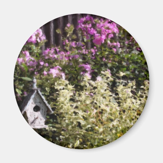 Flower Garden Pastel Painting Magnet (Front)