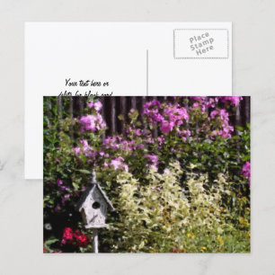 Flower Garden Pastel Painting Personalized Postcard