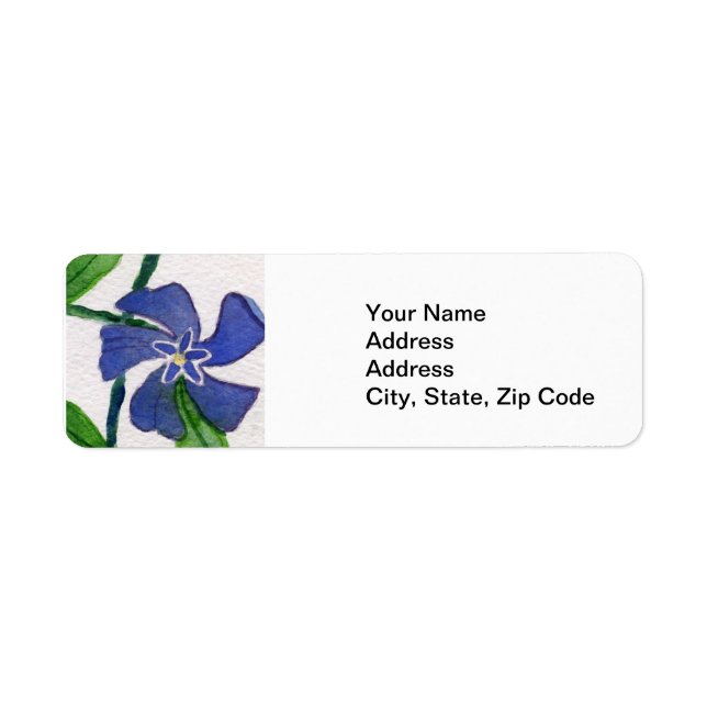 Flower Garden Return Address Label (Front)