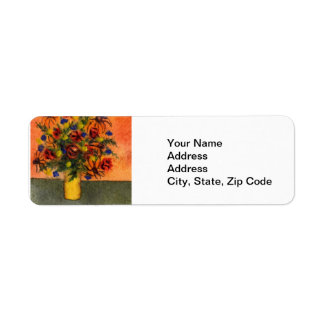 Flower Garden Return Address Label