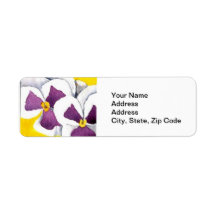 Flower Garden Return Address Label
