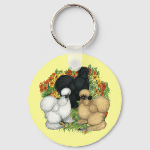 Flower Garden Silkies Keychain