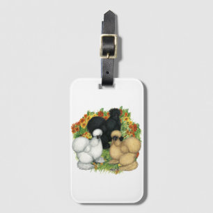 Flower Garden Silkies Luggage Tag