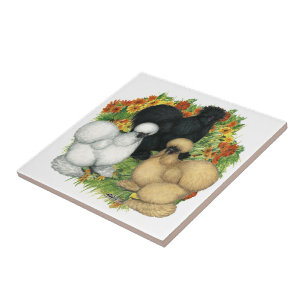 Flower Garden Silkies Tile