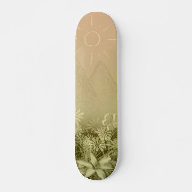 Flower Garden Skateboard (Front)
