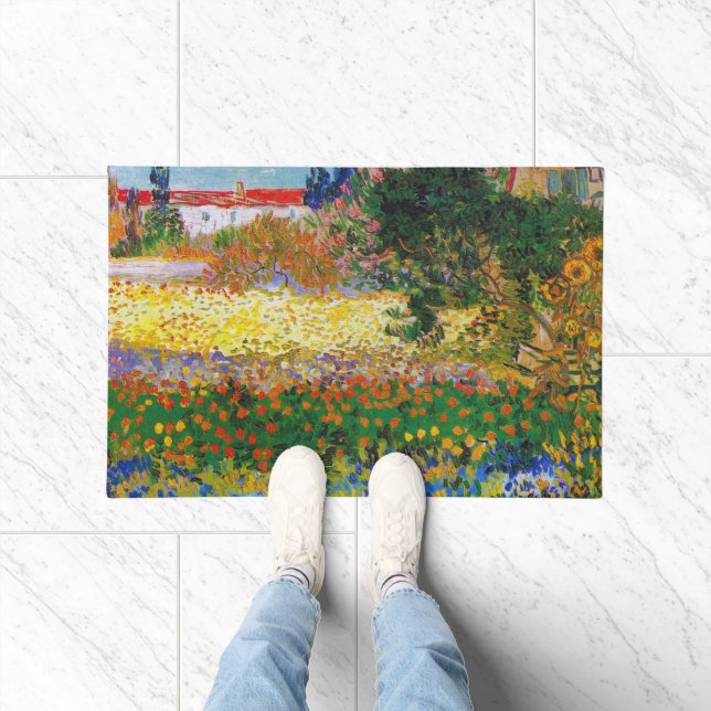 Flower Garden, Van Gogh Doormat (Indoor)