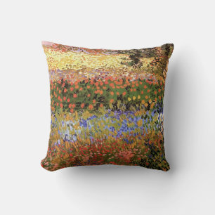 Flower Garden,Vincent van Gogh. Throw Pillow