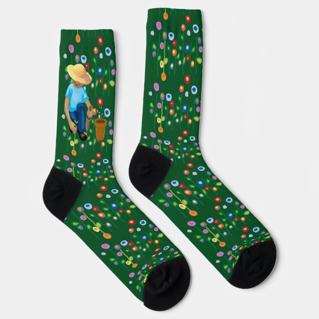 Flower Gardener Socks (Right)
