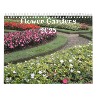 Flower Gardens 2025 Calendar
