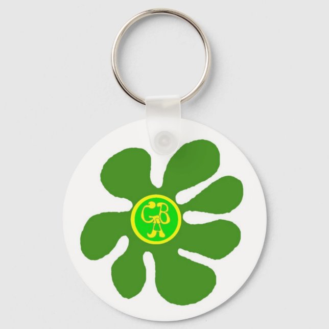 Flower GBA Logo On A Key Chain (Front)