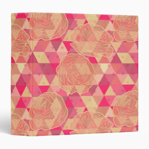 Flower geometrical pattern binder