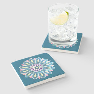 FLOWER GIFT FOR MOM DAUGHTER SISTER FRIEND TEACHER STONE COASTER