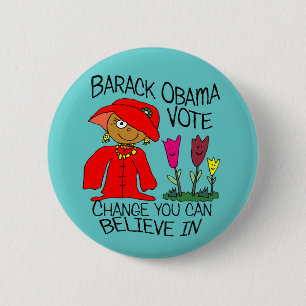 FLOWER GIRL 2 INCH ROUND BUTTON