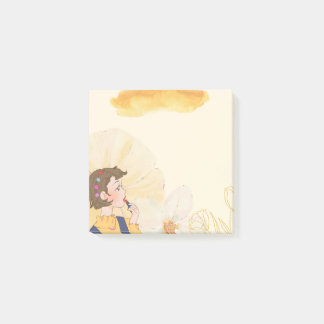 Flower Girl 6 Sticky Notes