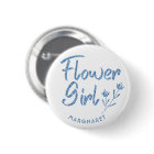 Flower Girl Bridal Shower pin