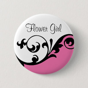 Flower Girl Button