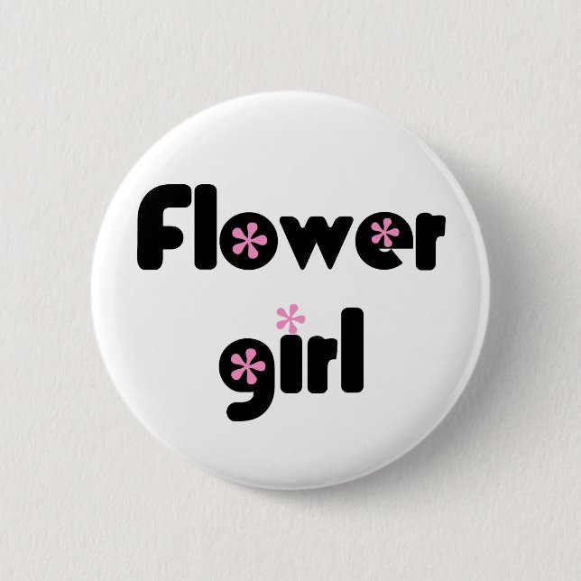 Flower Girl button (Front)