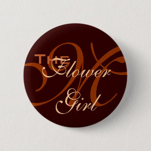 Flower Girl Button