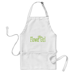 Flower girl/ Daisy theme Standard Apron