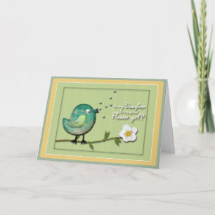 Flower girl Daughter Invitation Request