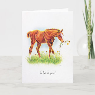 "Flower Girl" Filly Customizable Card
