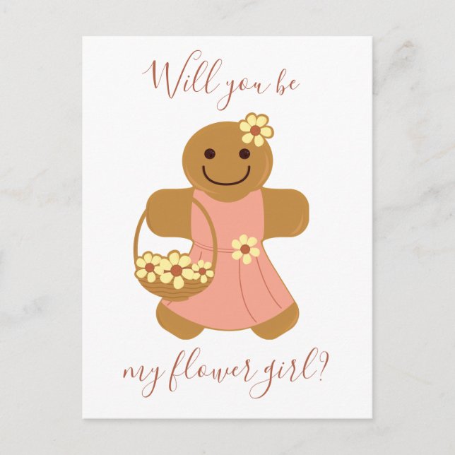 Flower Girl Gingerbread | Postcard (Front)