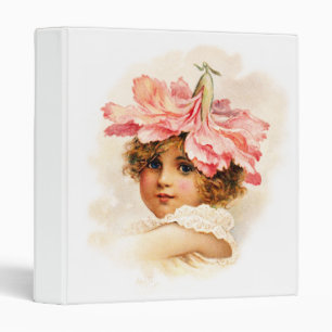 Flower Girl in Pink Binder