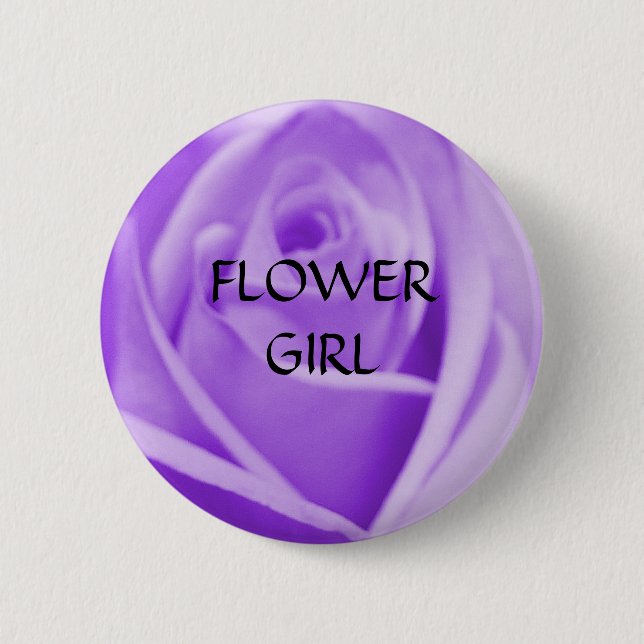 FLOWER GIRL - lavender rose button (Front)