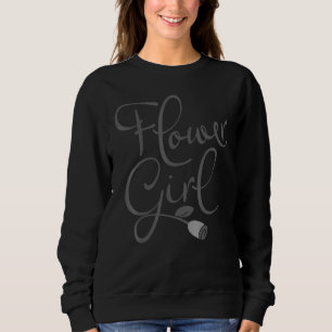 Flower Girl Matching Cute For Bachelorette Party 8 Sweatshirt