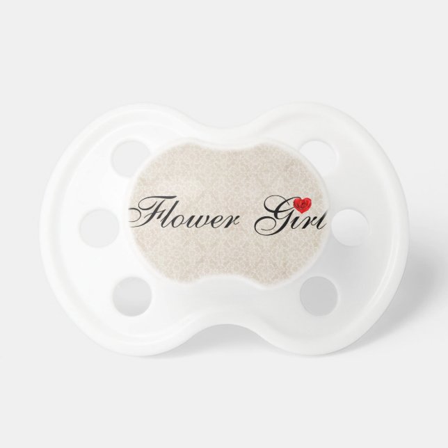 Flower Girl Pacifier (Front)