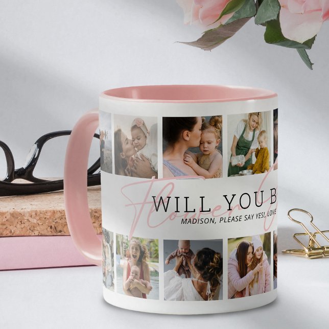 Flower Girl Photo Collage Mug (Creator Uploaded)