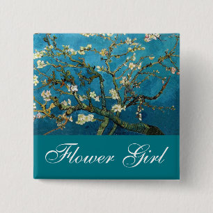 Flower girl pin Blossoming Almond tree